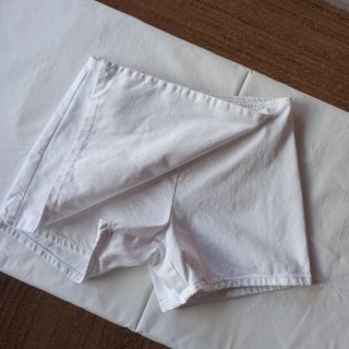 Falda pantalón vaquera blanca