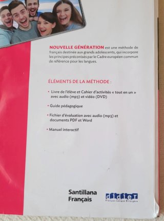 Libro Nouvelle Génération B1 Santillana