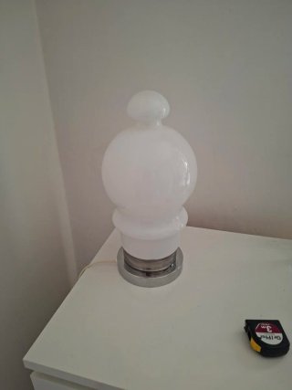 Lampada vintage vetro e metallo