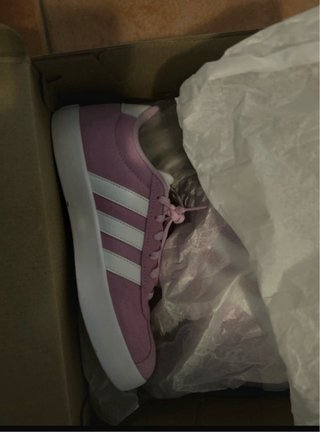 Scarpe Adidas camoscio rosa n. 35