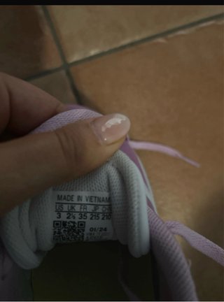 Scarpe Adidas camoscio rosa n. 35