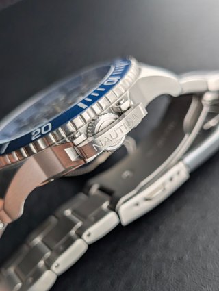 Orologio Nautica Acciaio Blu