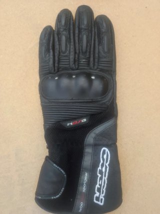 Guantes Moto Verano Hebo Negros