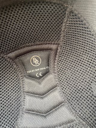 Casco de equitación BR negro talla 56