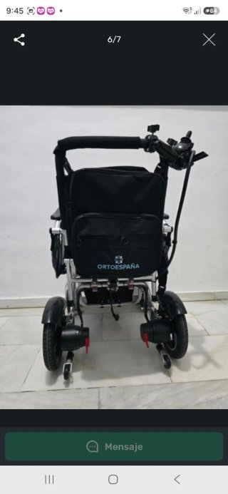 vendo silla de ruedas electrica como nueva.