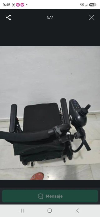 vendo silla de ruedas electrica como nueva.