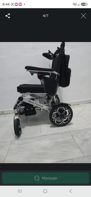 vendo silla de ruedas electrica como nueva.