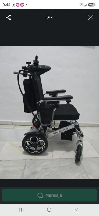 vendo silla de ruedas electrica como nueva.