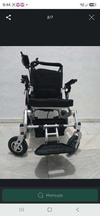 vendo silla de ruedas electrica como nueva.