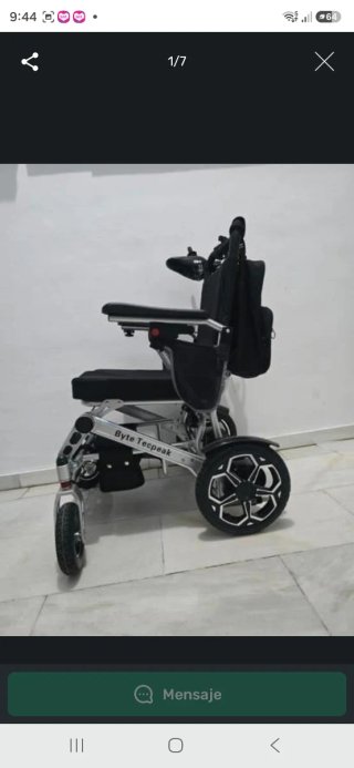 vendo silla de ruedas electrica como nueva.