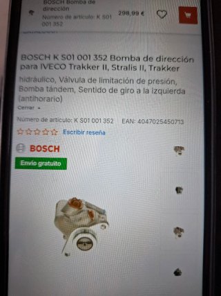 Bomba Dirección IVECO TRAKKER STRALIS 2