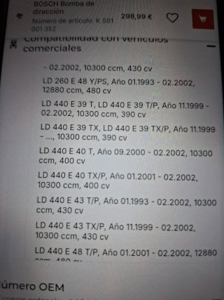 Bomba Dirección IVECO TRAKKER STRALIS 2