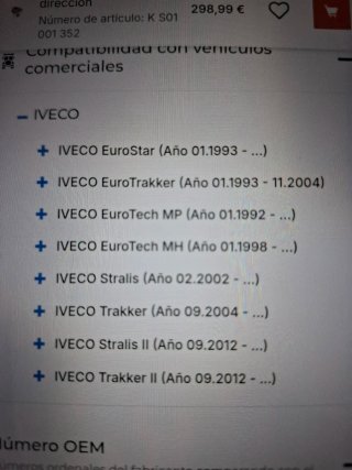 Bomba Dirección IVECO TRAKKER STRALIS 2