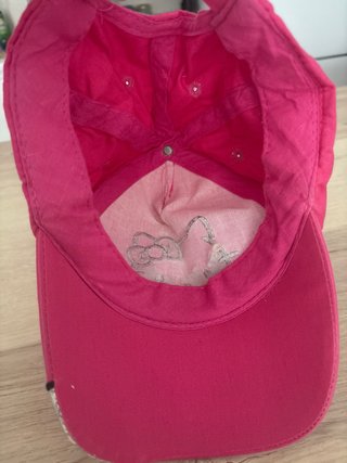 Gorra Hello Kitty Rosa y Plateada