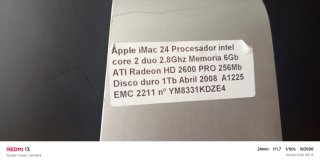 Apple iMac Plata 24 Pulgadas