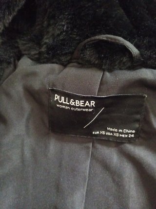 Pull&Bear Pelliccia Sintetica Nera XS