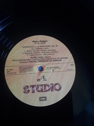 Vinile 33 giri Alirio Diaz - Rodrigo