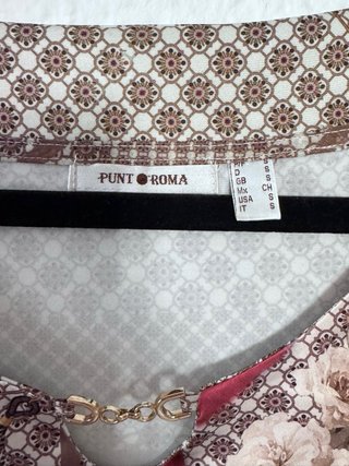 Blusa Punto Roma  Estampada