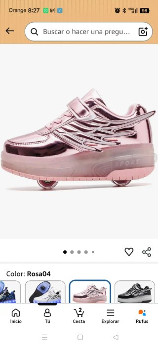 Zapatillas con ruedas Ali-tone niña