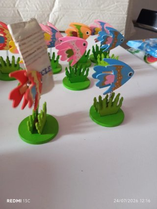 Portafoto bomboniere pesciolini