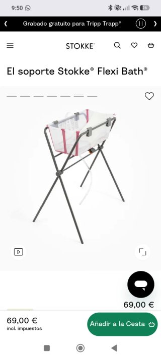 Soporte bañera Stokke