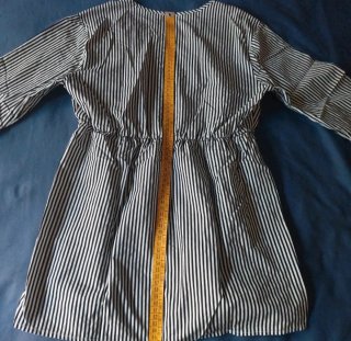 Camicia Tezenis righe manica a tre quarti campana