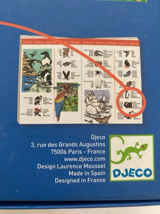 Puzzle Djeco Atlas Animal 100 Piezas