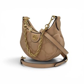 Borsa Gucci GG Matelassé Hobo Beige Oro