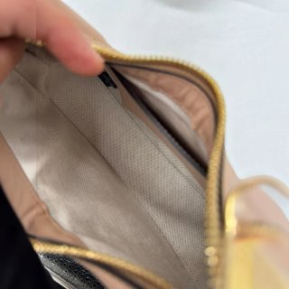 Borsa Gucci GG Matelassé Hobo Beige Oro