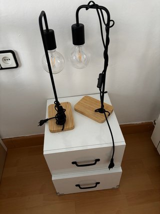 Comodini con lampade