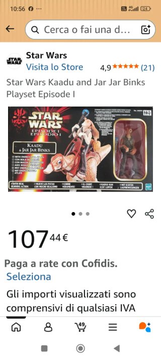 Creatura e personaggio Star Wars originale 1 serie