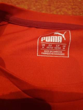 Camiseta Puma Eibar Talla M Match Worn
