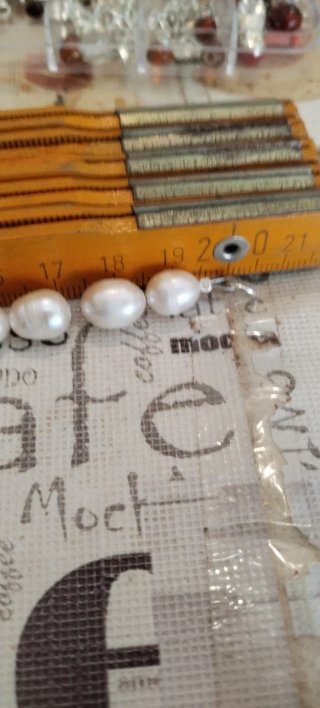 Bracciale Perle Fiume Argento