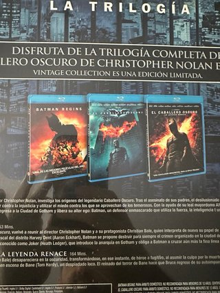 El Caballero Oscuro Trilogía Blu-ray