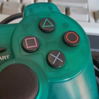 PS1 Dualshock Foggy Mint Green SCPH-1200