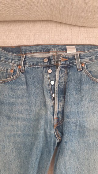 2 x Vaqueros Levi's 501 W36 L32