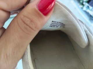 Zapatillas Michael Kors Beige y Doradas Talla 38