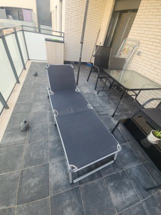 Hamaca Cama Tumbona Plegable Exterior