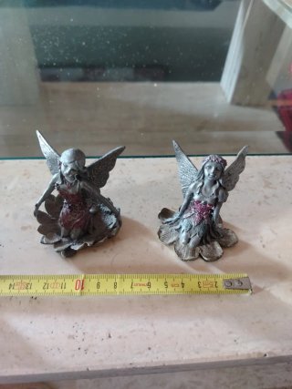 Figuras Ninfas de Plomo Antiguas