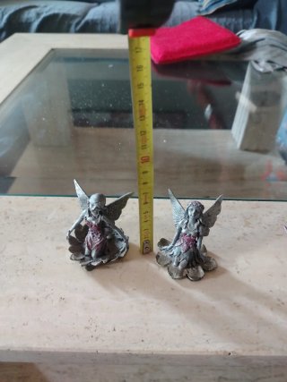 Figuras Ninfas de Plomo Antiguas