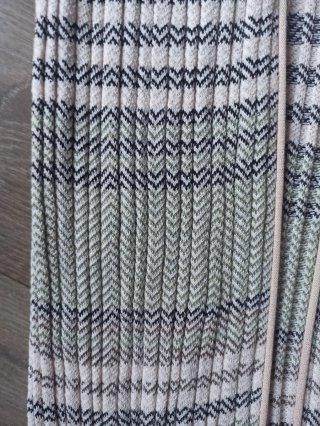 Cardigan lungo a righe
