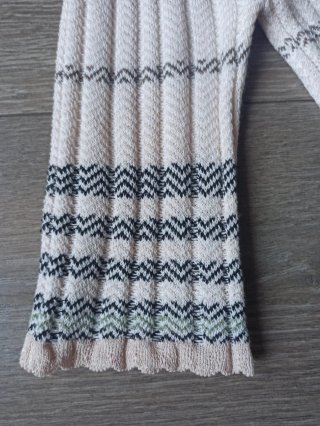 Cardigan lungo a righe