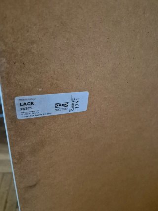 DONACIÓN - Mesa Lack Ikea Blanca