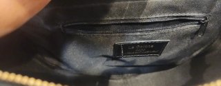 Borsa Le Corone Pelle Nero/Bianco