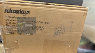 Relaxdays Set de 4 Laterales Carpa