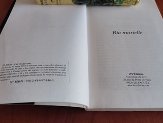 libro ria mortelle de jean marc perret en frances