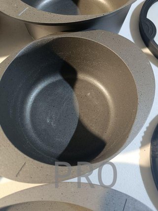Batería ollas y sartenes 8 piezas Tognana
