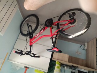 Bicicleta B-PRO 20 Roja con 6 velocidades Shimano