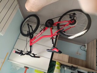 Bicicleta B-PRO 20 Roja con 6 velocidades Shimano