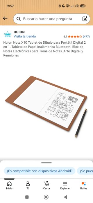 Huion Note X10 Cuaderno Digital